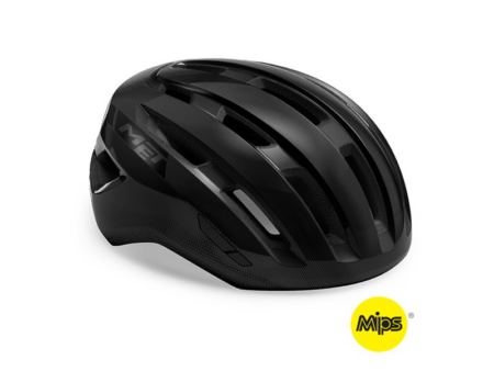 MET Miles MIPS cykelhjelm Black Glossy