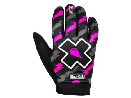 MUC-OFF cykelhandsker mtb i sort/pink - M
