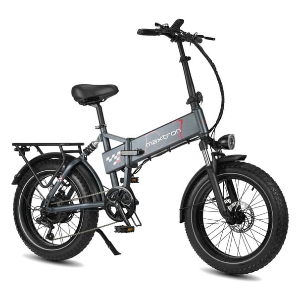 Maxtron Polaris Foldbar Elcykel, 48V 13Ah Batteri, 250W Fatbike, Grå Maxtron Polaris Foldbar Elcykel, 48V 13Ah Batteri, 250W Fatbike, Grå