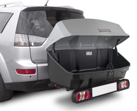 Menabo Nekkar Grå - 300 liter bagagebox Incl cykelholder 3 c
