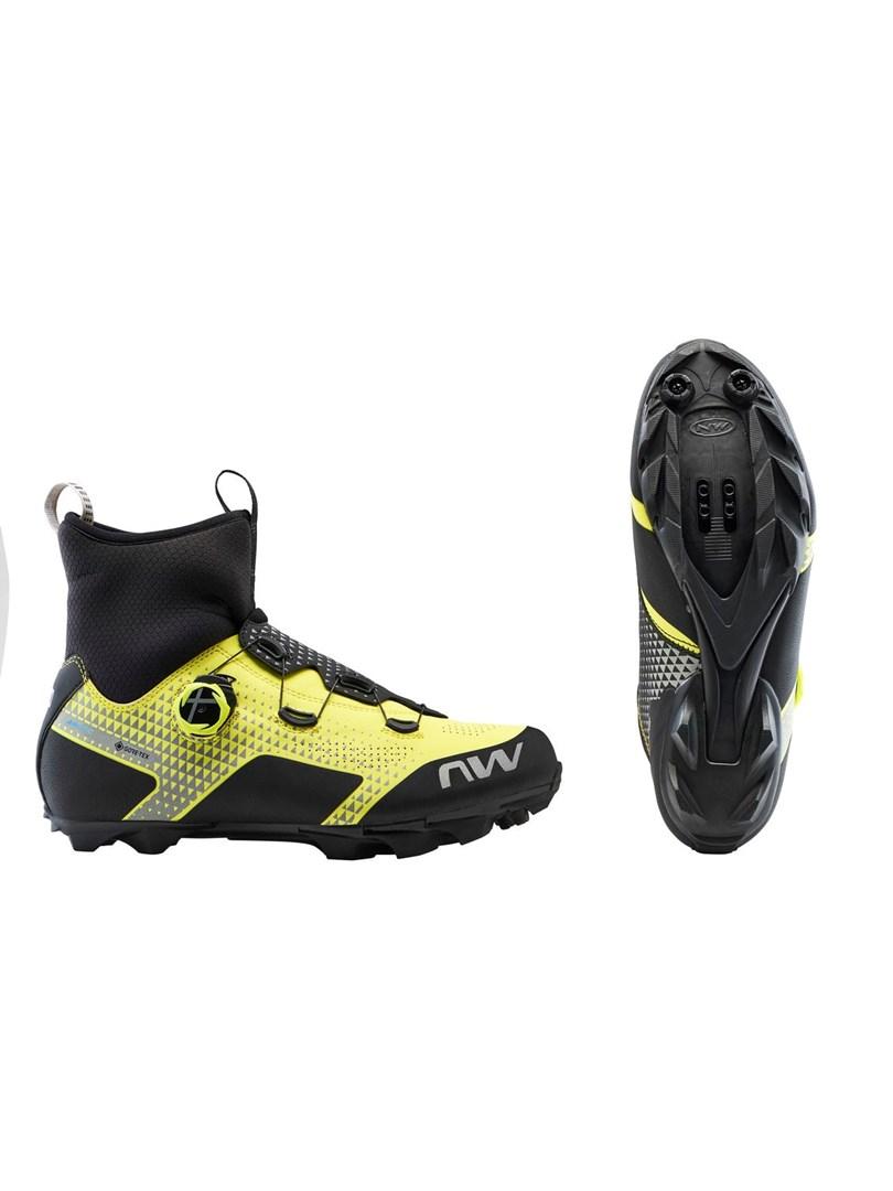 Northwave Celsius XC cykelsko - gul/sort Northwave Celsius XC cykelsko - gul/sort