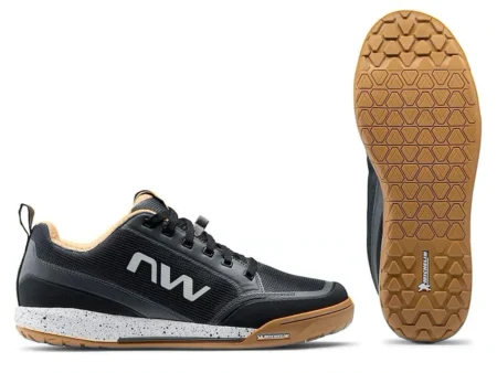 Northwave Clan 2 Flats - Cykelsko - Sort/Brun - Str. 44