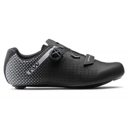 Northwave Core Plus 2 Bred Racer Cykelsko Sort/Grå
