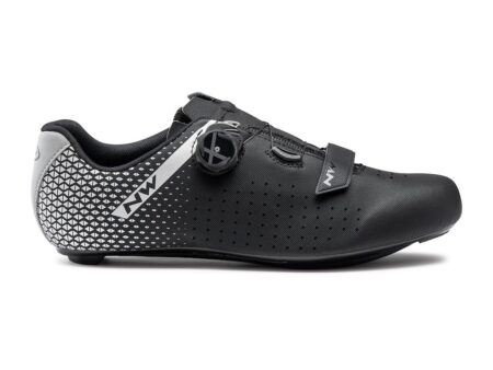 Northwave - Core Plus 2 - Cykelsko - Sort/Sølv- 45,5
