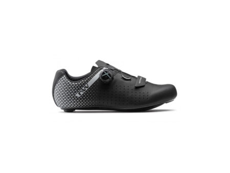 Northwave - Core Plus 2 Wide - Cykelsko - Sort/Sølv-43,5