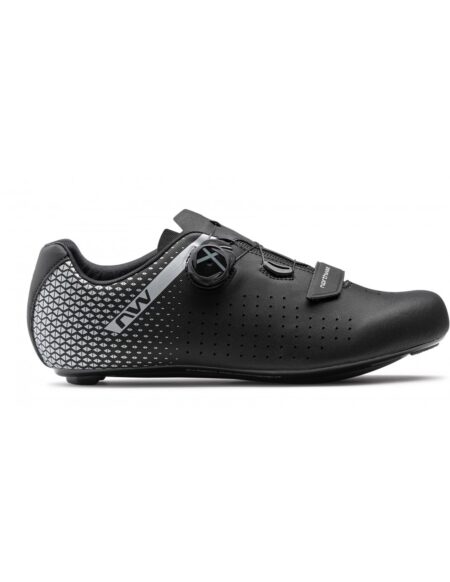 Northwave Core Plus 2 cykelsko svart/silver herr
