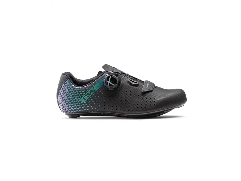 Northwave Core Plus WMN cykelsko racer black/iridescent dam Northwave Core Plus WMN cykelsko racer black/iridescent dam