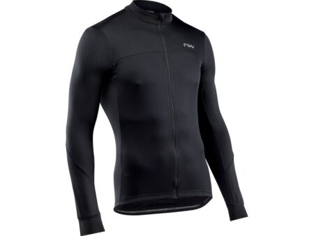 Northwave Force 2 Cykeltrøje med lange ærmer - Herre - Sort - Str. - 2XL