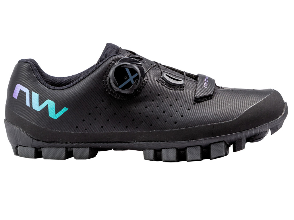 Northwave Hammer Plus MTB-cykelsko black/iridescent dame Northwave Hammer Plus MTB-cykelsko black/iridescent dame