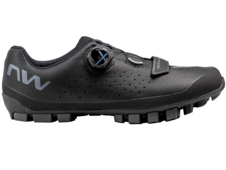 Northwave-Hammer Plus Wide - Cykelsko - Sort/Mørk Grå-42,5