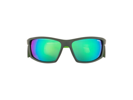 O´NEILL 9018 Cykelbrille - Hydrofobisk Grøn Mirror Linse - Mat Grøn/Lime