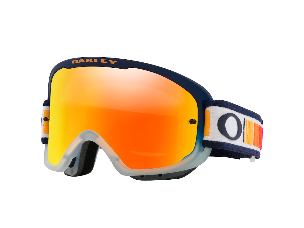 Oakley O Frame 2.0 PRO MTB Troy Lee Design cykelbriller Fire Iridium/TLD orange blocks Oakley O Frame 2.0 PRO MTB Troy Lee Design cykelbriller Fire Iridium/TLD orange blocks