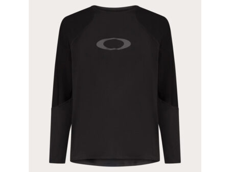 Oakley Seeker Airline - Cykeltrøje - Lange Ærmer - Sort - Str. L