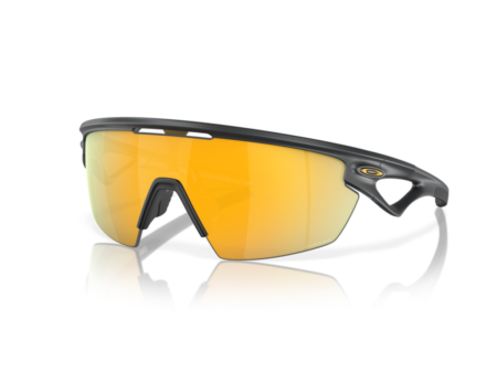 Oakley Sphaera Prizm 24k - Cykelbrille - Polariseret Matte Carbon