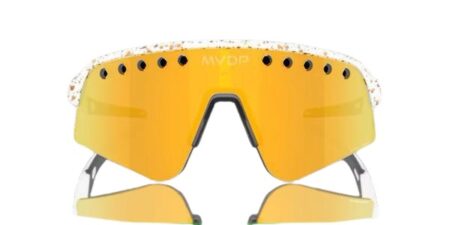 Oakley Sutro Lite Sweep cykelbriller Prizm 24k white splatter MVDP signature edition