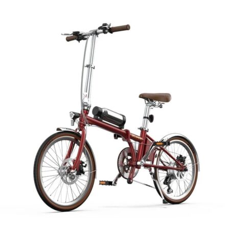 OneSport OT02 Pro 20-tommer elcykel - 250W motor - 5,2 AH batteri - cirka 25 km rækkevidde - skivebremser - 7 gear.