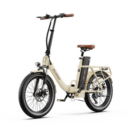 OneSport OT16-2 20-tommer urban elcykel, 250W motor, 48V 17Ah batteri, foldbar, rækkevidde 60-120 km, 7 gear, 25 km/t MAX.