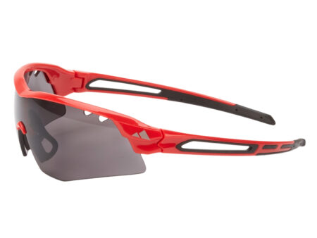 Ongear Veleta - Cykelbrille med PC Smoke linse - Mat rød