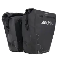 Oxc Oxford Cykeltaske Aqua V Double Qr 16lx2 Black - Cykeltaske