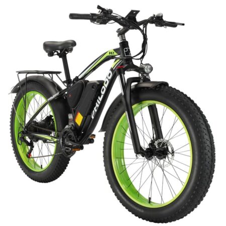 PHILODO H7 Pro offroad elcykel, 1000W motor, MAX 45 KM/T, 17,5AH batteri, hydrauliske bremser, 26*4,0 dæk, 21 gear