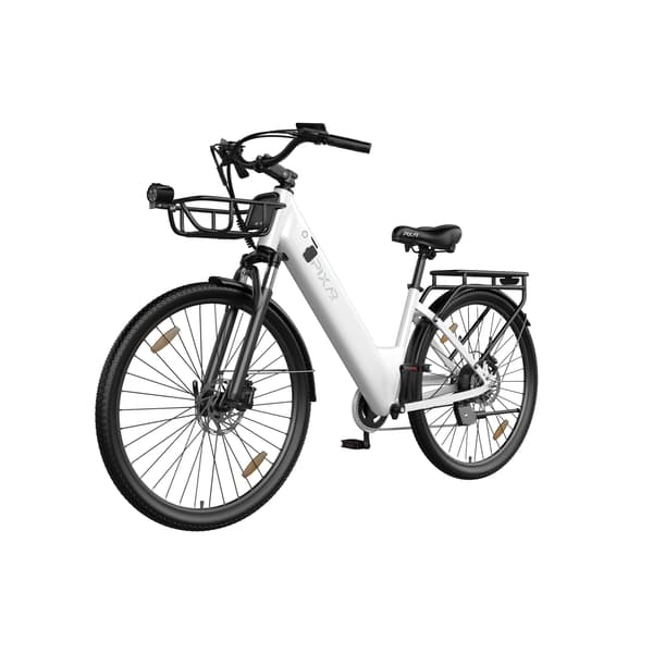 PIXAR C1 Pro Elcykel, 36V 18Ah Samsung Batteri, 28" City Pendler, Hvid PIXAR C1 Pro Elcykel, 36V 18Ah Samsung Batteri, 28" City Pendler, Hvid