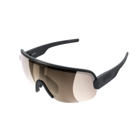 POC Aim Cykelbriller Uranium Black Clarity Trail Silver Mirror