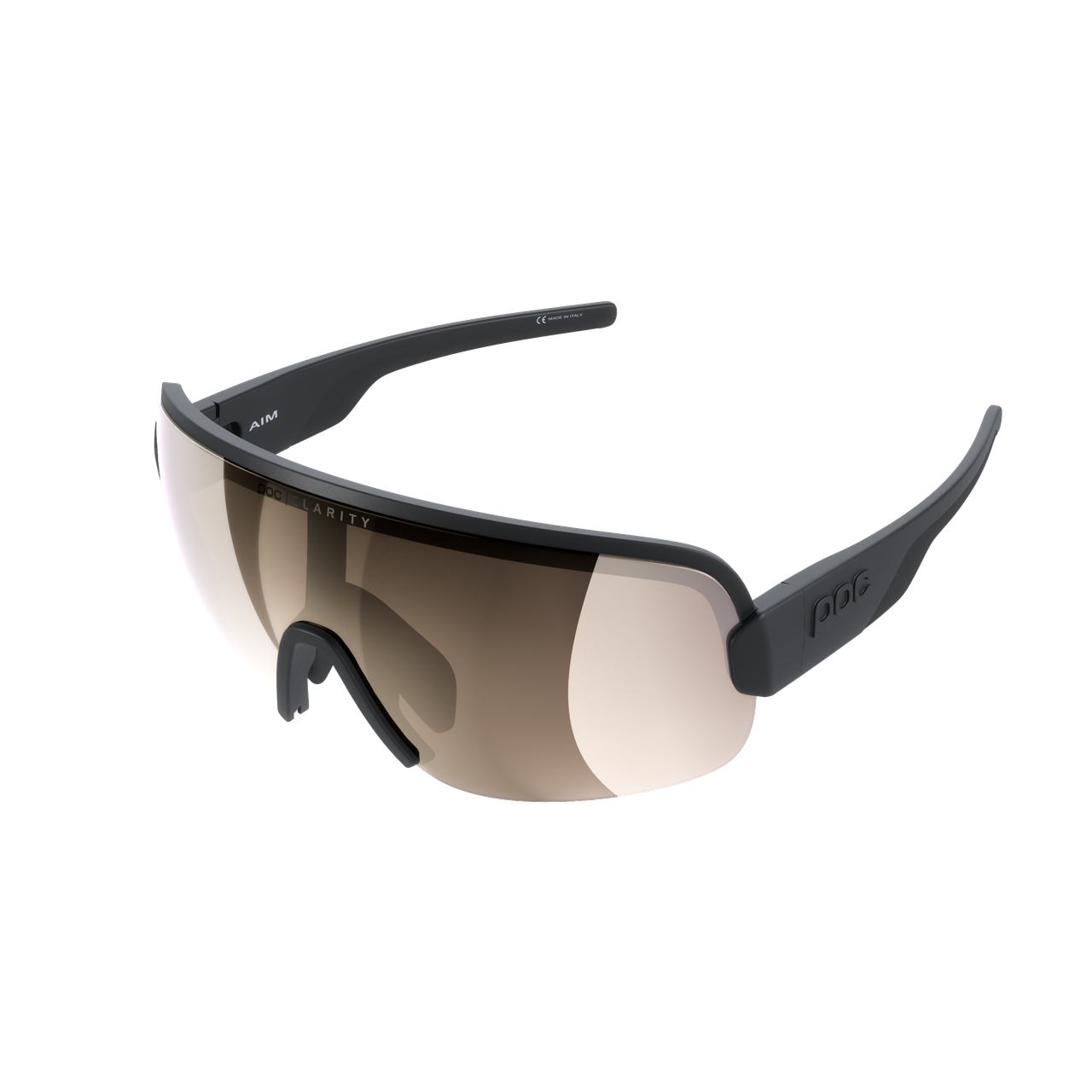 POC Aim Cykelbriller Uranium Black Clarity Trail Silver Mirror POC Aim Cykelbriller Uranium Black Clarity Trail Silver Mirror