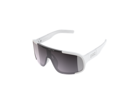 POC Aspire Mid - Cykelbriller - Clarity Road/Sunny Silver - Hydrogen White