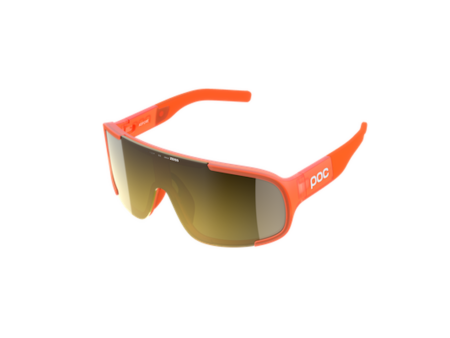 POC Aspire cykelbriller flou orange translucent/clarity road/partly sunny gold