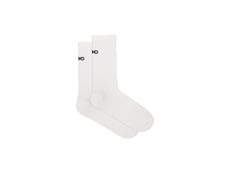 POC Cadence Road Long cykelstrømper Hydrogen White (Strømpe str.: 40-42)