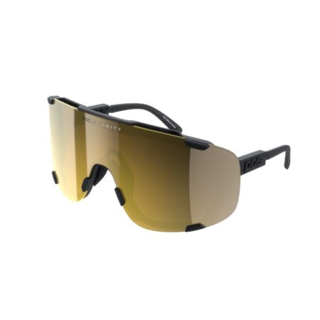 POC Devour cykelbriller uranium black/clarity road/partly sunny gold