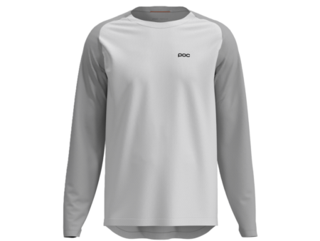 POC Motion cykeltrøje lange ærmer hydrogen white herre