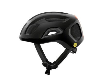 POC Ventral Air MIPS cykelhjelm uranium black/fluorescent orange