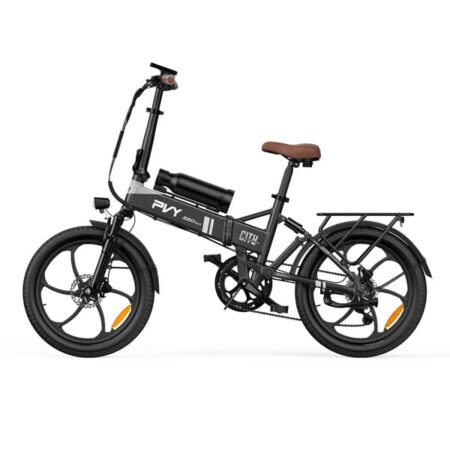 PVY Z20MAX Electric Bike, Dual Battery 36V25.6Ah, Torque Sensor, Black