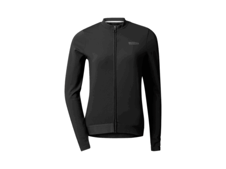 Pathtaker Thermal cykeltrøje m/lange ærmer dame sort
