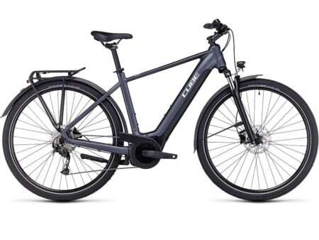 Elcykel Herre Cube Touring Hybrid ONE 500 blågrå 2023, 62cm