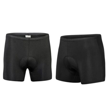 Quick-Dry Åndbare Cykel Boxer Briefs til Mænd med 3D Polstring, Anti-Chafe, Fugttransporterende Cykelshorts, Størrelse M