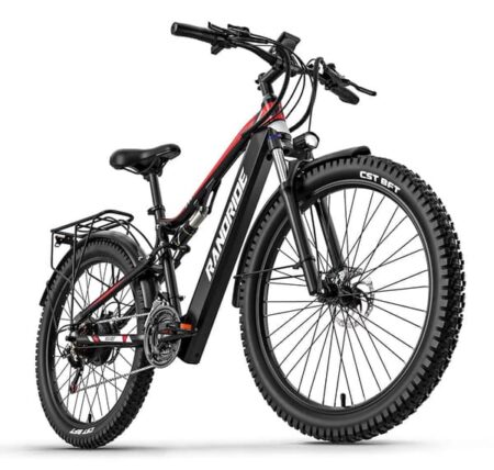 RANDRIDE YG90B voksen elcykel 1000W Motor E mountainbike 48V17Ah batterielektrisk cykel 27.5 dæk elcykel