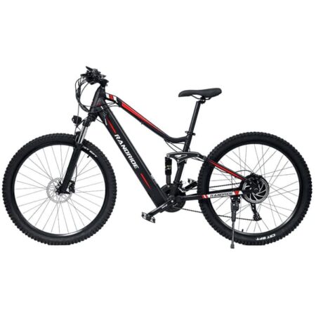 RANDRIDE YS90 elcykel 1000W motor, 48V 13,6Ah aftageligt batteri, rækkevidde 60-70 km, hydraulisk bremse, 27,5*2,4 tommer dæk elcykel