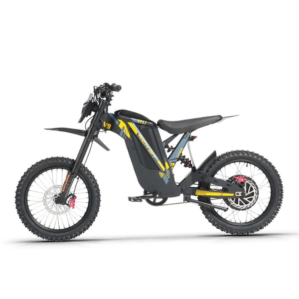 RICH BIT V9 Ultra Electric Off-Road Bike, 48V 20Ah Battery, 76Nm Torque, Black RICH BIT V9 Ultra Electric Off-Road Bike, 48V 20Ah Battery, 76Nm Torque, Black