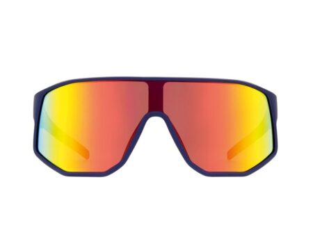 Red Bull SPECT DASH cykelbriller - unisex, fuldramme, blå/orange