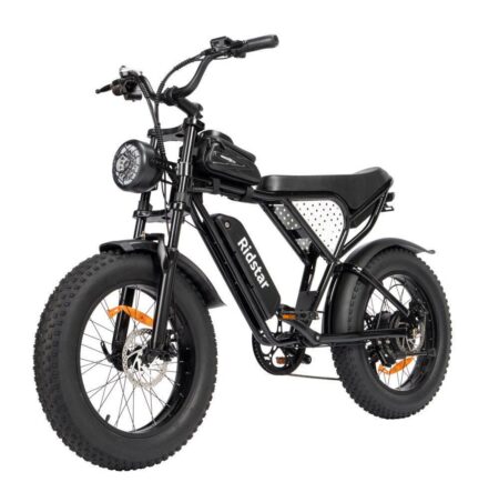 Ridstar Q20 mini elcykel 1000W, 48V 15Ah batteri, 20"*4.0 fede dæk, maks. rækkevidde 80 km, skivebremse for og bag, Shimano 7-trins