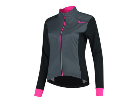 Rogelli Contenta - Vinterjakke Dame - 0 til 10 grader - Grå/Sort/Pink - Str. XS