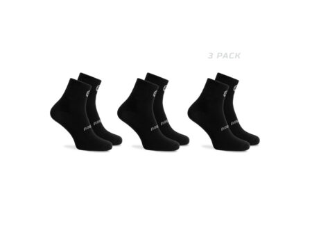 Rogelli Core Coolmax Cykelstrømper 3-pak Sort