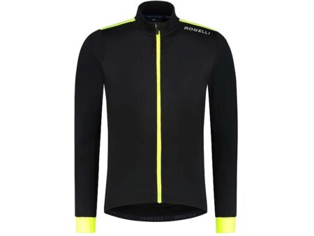 Rogelli Core Overgangsjakke, Black/Fluor, Large