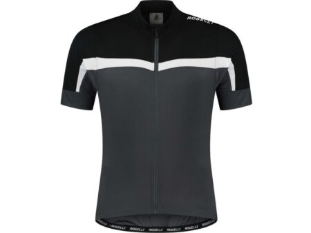 Rogelli Course Cykeltrøje, Black/White/Grey, 3XL