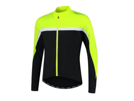 Rogelli Course LS Cykeltrøje, Fluor/White/Black, XL