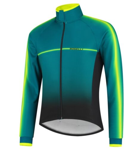 Rogelli Dex Cykeljakke - Turkis / Neon