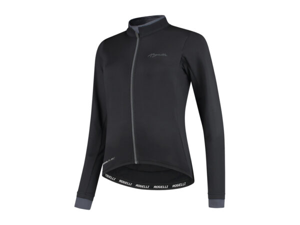 Rogelli Essential - Cykeltrøje Dame - Lange ærmer - Sort - Str. 2XL