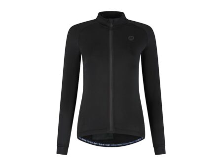 Rogelli Essential II langærmet cykeltrøje sort dame